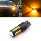 3000K Amber 33-SMD LED Turn Signal Brake Tail Light Bulb for Car (2000–2009)