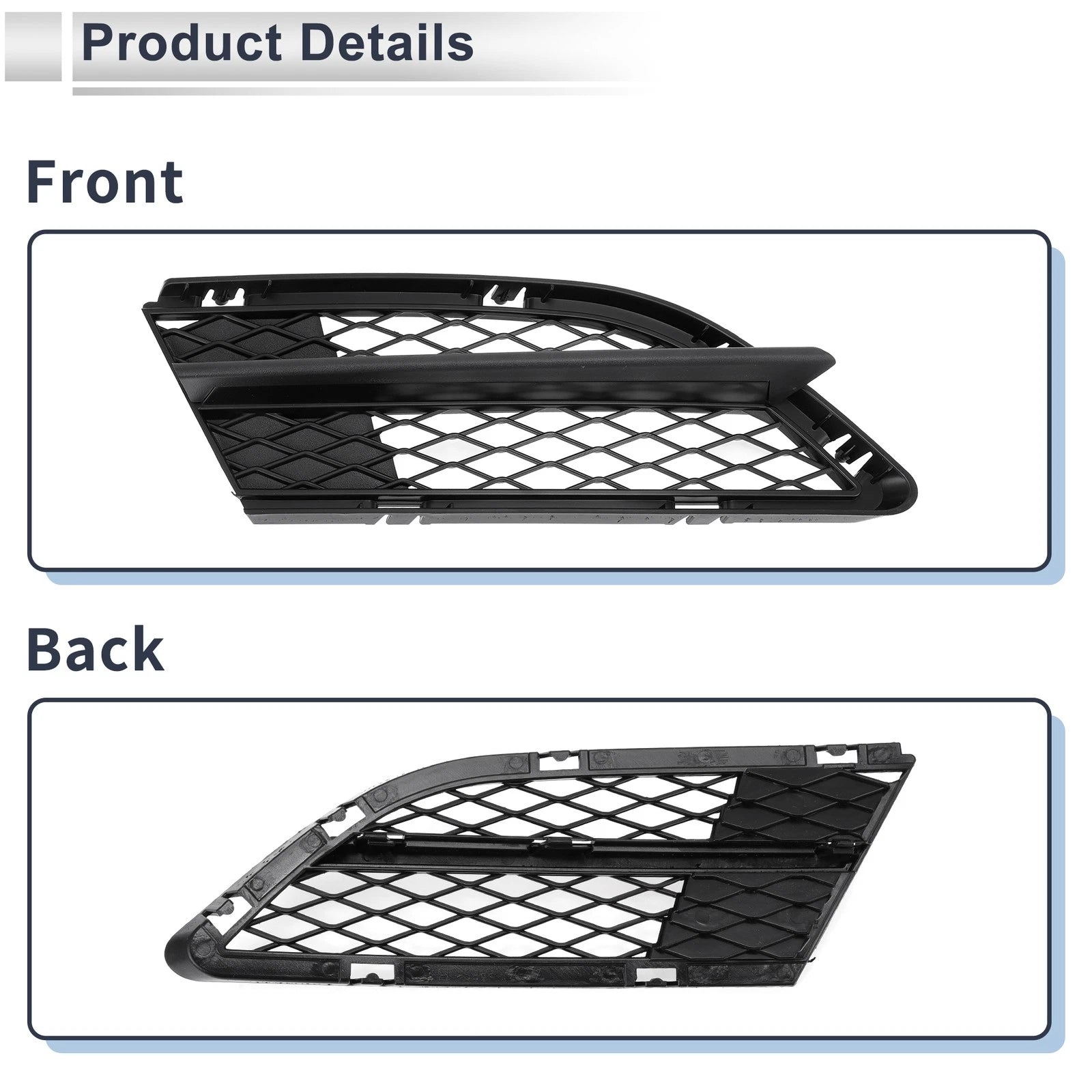 1 Pc Fog Light Grill for BMW 335i (2008–2012) No. 51117138418