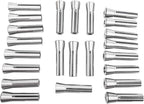 23 Piece Collet Set for Bridgeport (Fractional 1/16" to 3/4")
