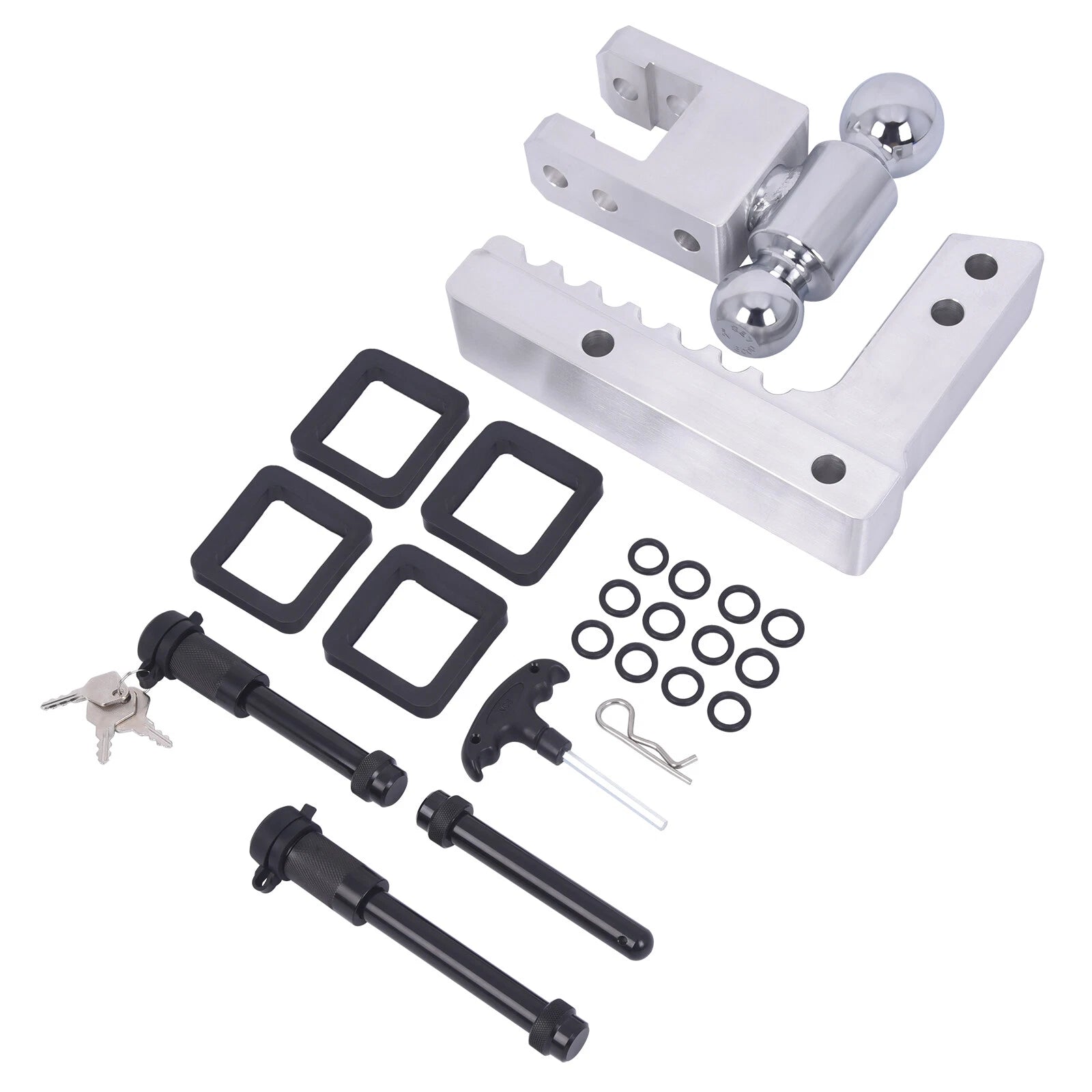 Adjustable Trailer Hitch Ball Mount for Truck