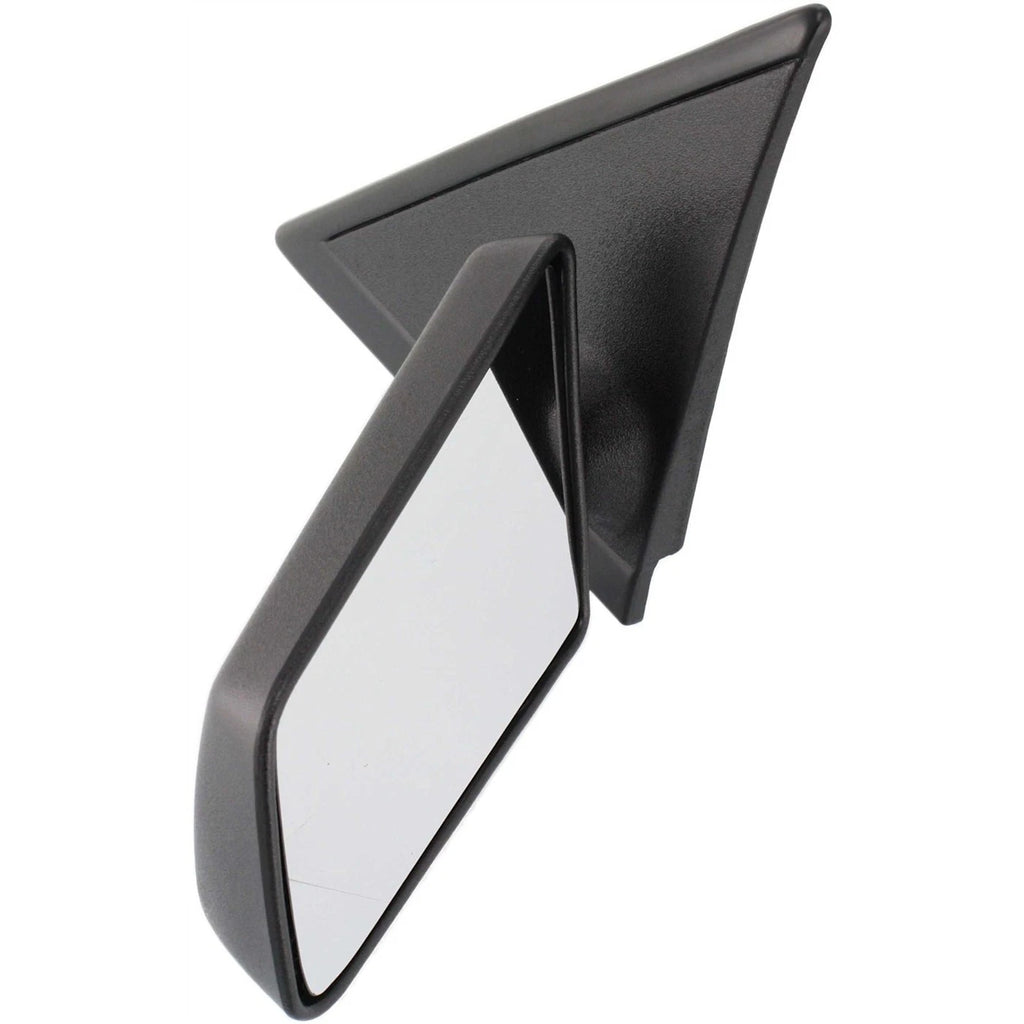 Left Manual Fold Mirror for Chevrolet S10 (1994–2004) Textured Black