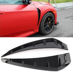 Set of 2 Side Fender Vents for Honda Civic (2016–2020) Glossy Black ABS