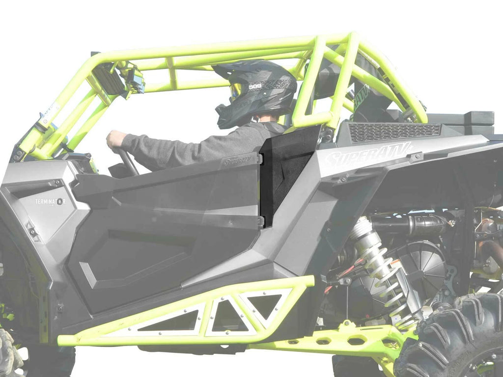 SuperATV Plastic Doors for Polaris RZR XP Turbo (2016–2023) - W/ Side Panels