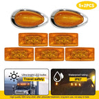 LED Side Marker Lights for Freightliner Sleeper Cab Trucks (Universal)