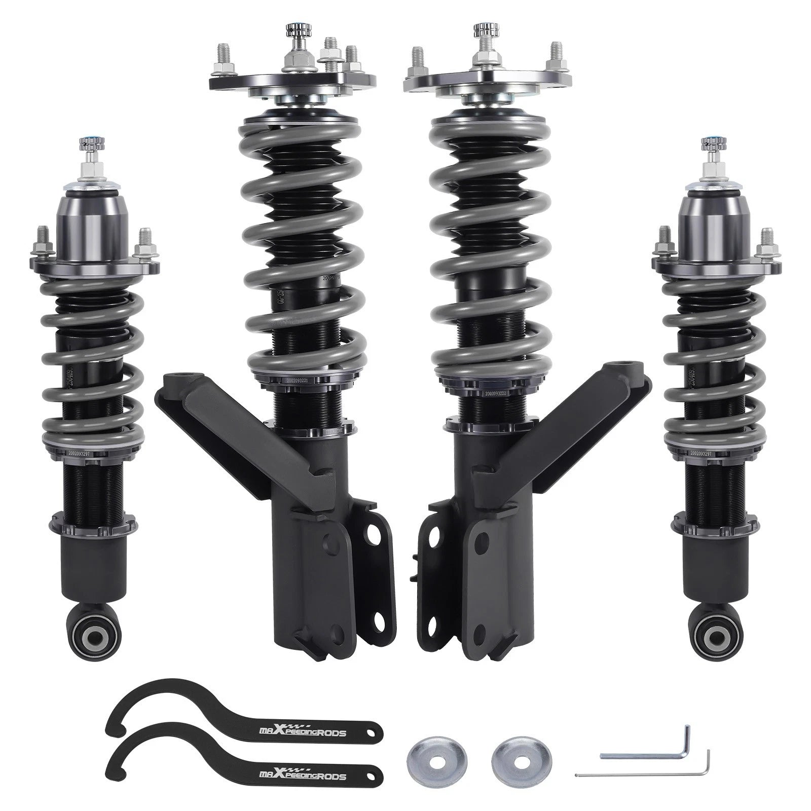 T7 Coilover 24 Step Damper Shocks for Honda Civic & Si (2001–2005)