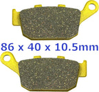 Front Rear Brake Pads for Honda XL 700 Transalp (2008–2011) 2 Piston Caliper