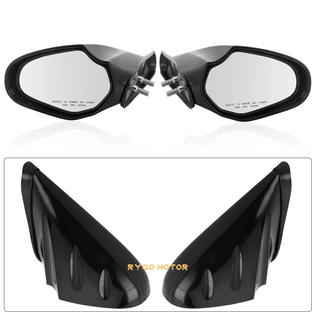 Pair Side Mirrors for Yamaha WaveRunner VX 1100 VXR VXS (2000–2019) F2N-U596B-00-00