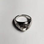 Stainless Steel Women's Ring for Harley-Davidson (OEM 34R00366-8, Size 8)