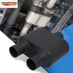 3" Inlet 2.5" Outlet Race Performance Exhaust Muffler for