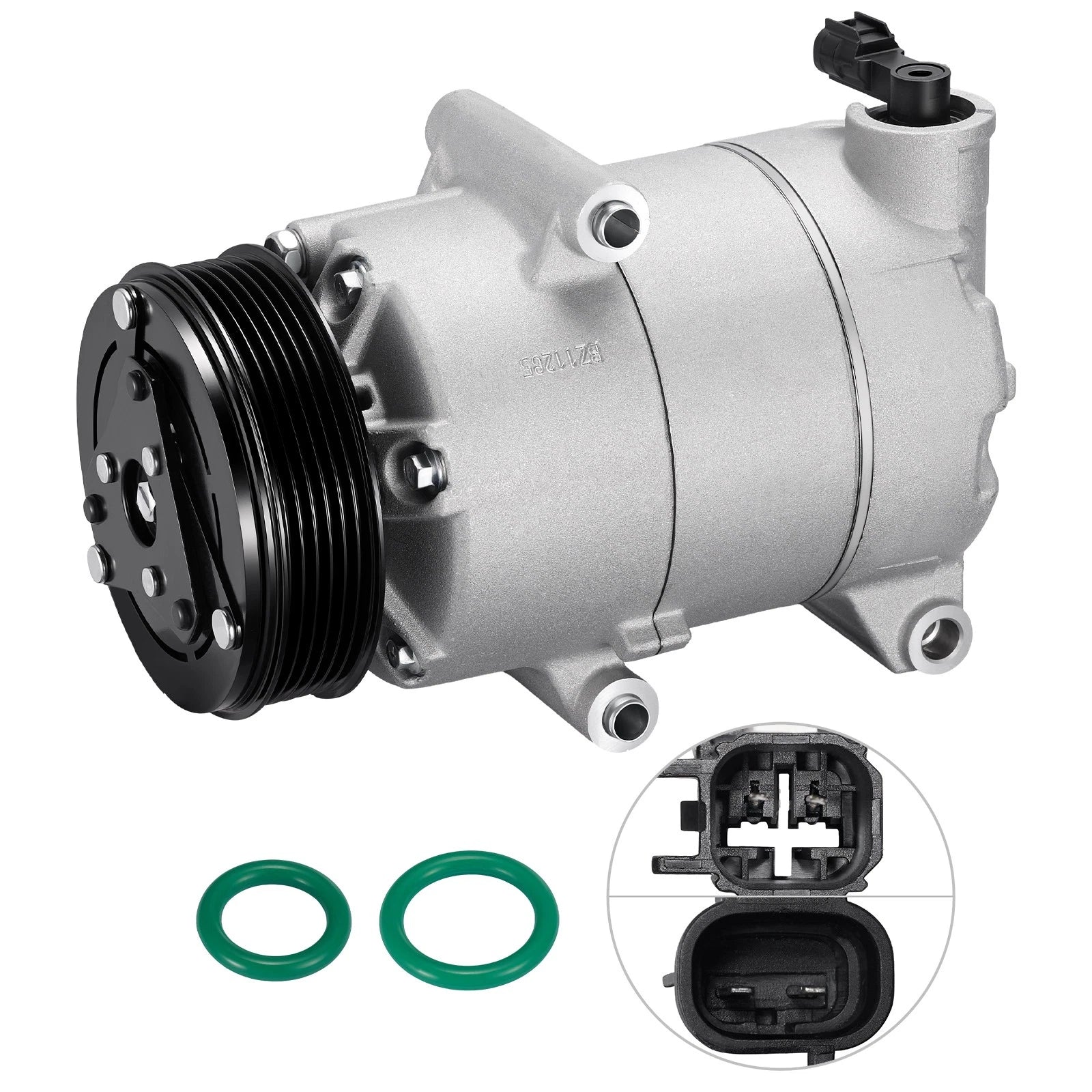 AC Compressor with 6-Groove Pulley for Lincoln Continental (2017–2020)