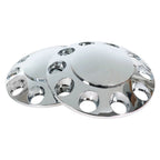 Set of 2 Chrome Front Wheel Axle Hub Covers for Make Model