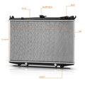 OE Style Aluminum Radiator for Nissan D21/Pickup/Pathfinder (1986–1997) DPI-145