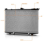 OE Style Aluminum Radiator for Nissan D21/Pickup/Pathfinder (1986–1997) DPI-145
