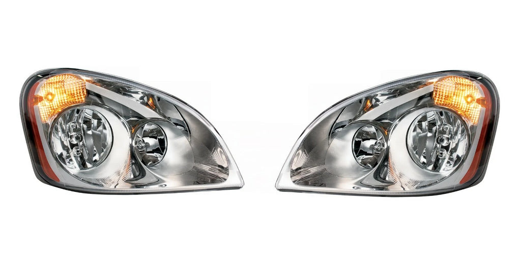 Headlights Pair Replacement Set for Freightliner Cascadia (2008–2025)