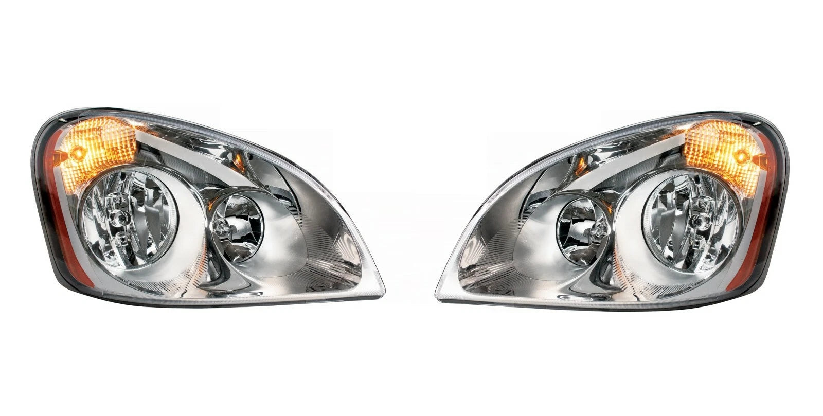 Headlights Pair Replacement Set for Freightliner Cascadia (2008–2025)