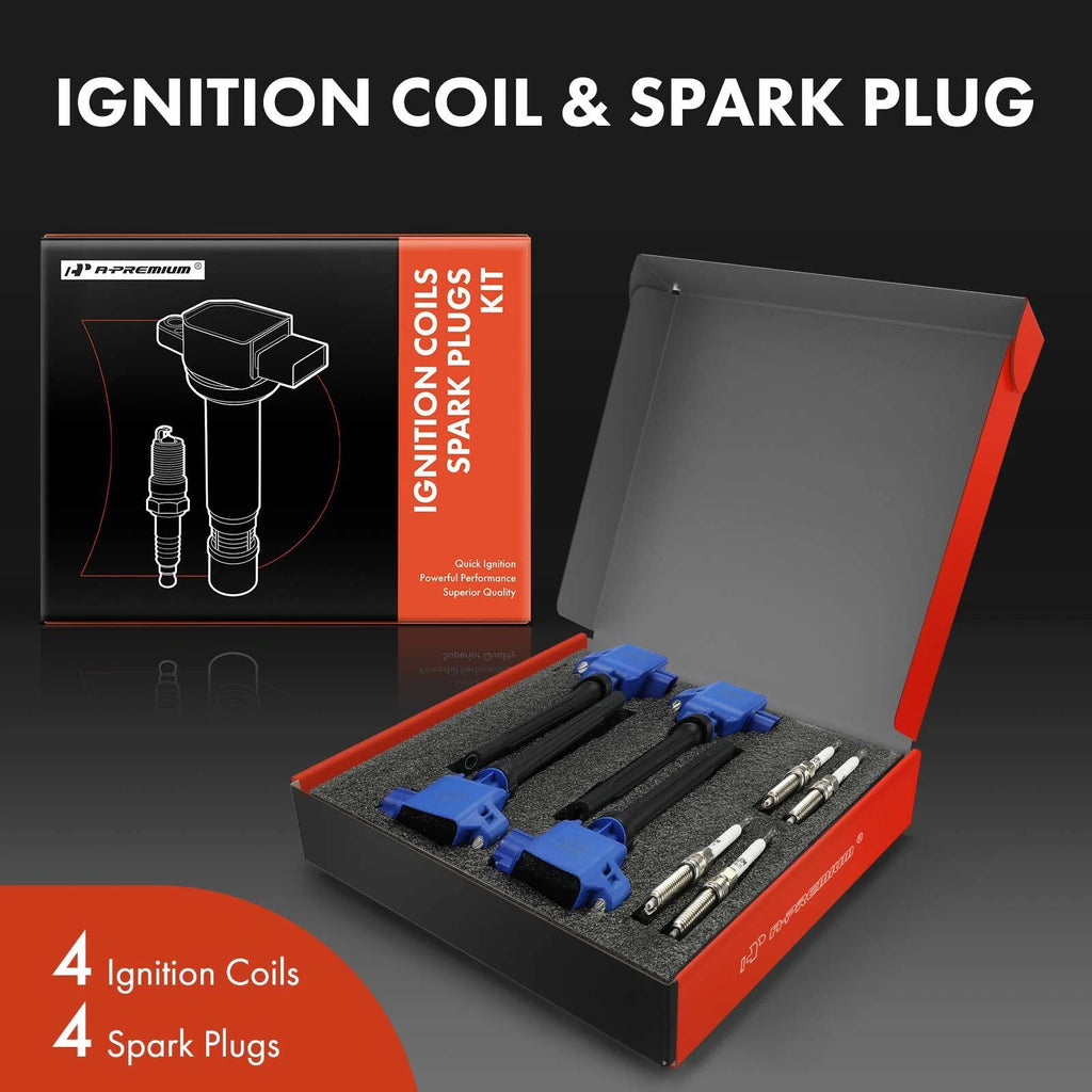 4x Ignition Coil & 4x Iridium Spark Plug Kits for Mazda CX-5 3 2013-2020