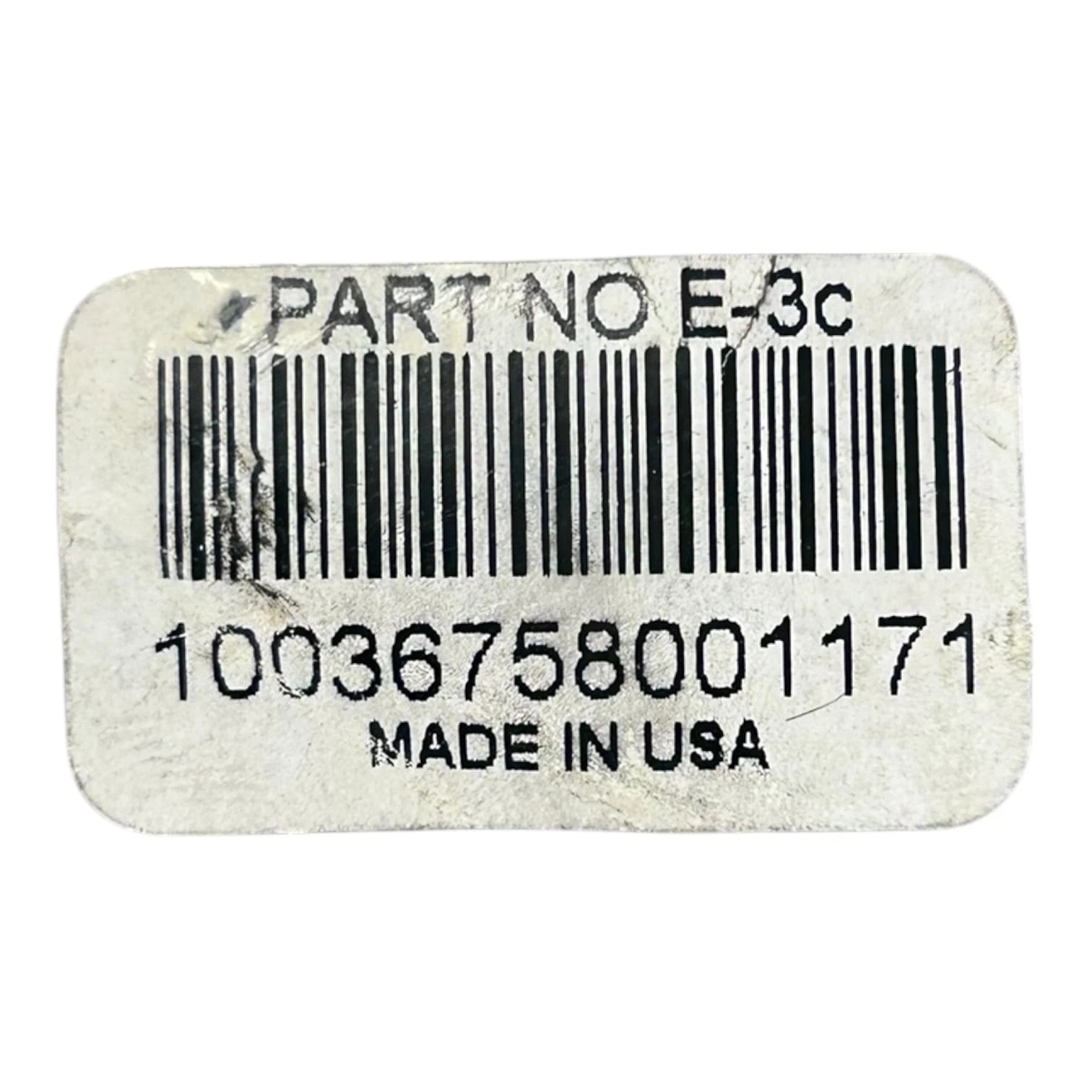 Set of 3 Zinc Pencil Anodes w/ Hex Head Cap for Camp E-3c