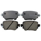 Set of 4 Akebono Euro Rear Ceramic Brake Pads for Audi Q3 Quattro, VW Golf Alltrack, GTI, Passat (2015–2020)