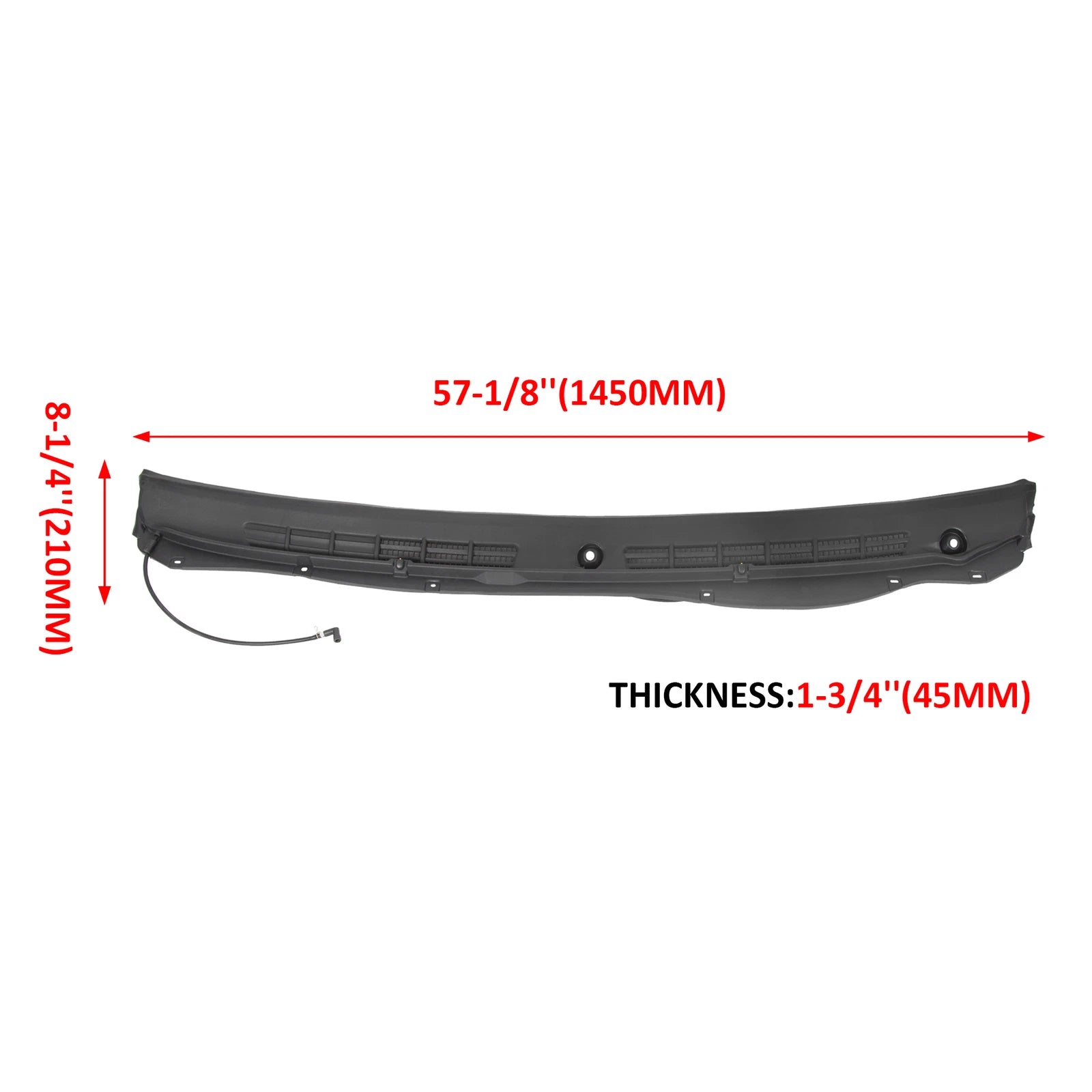 Windshield Wiper Cowl Vent for Chevy Colorado GMC Canyon (2004–2012) 20820072