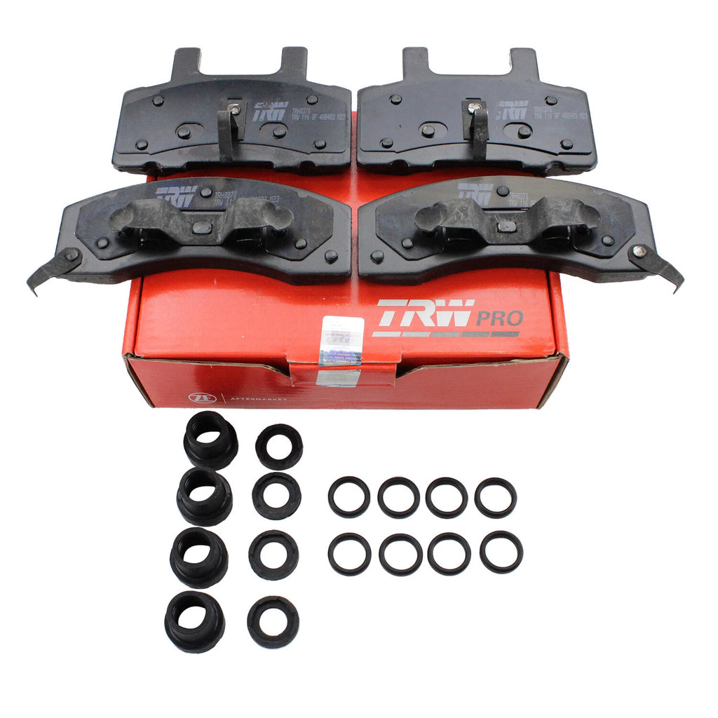 Set of 4 TRW Pro TRH0370 Low-Metallic Brake Pads for Chevrolet Dodge GMC