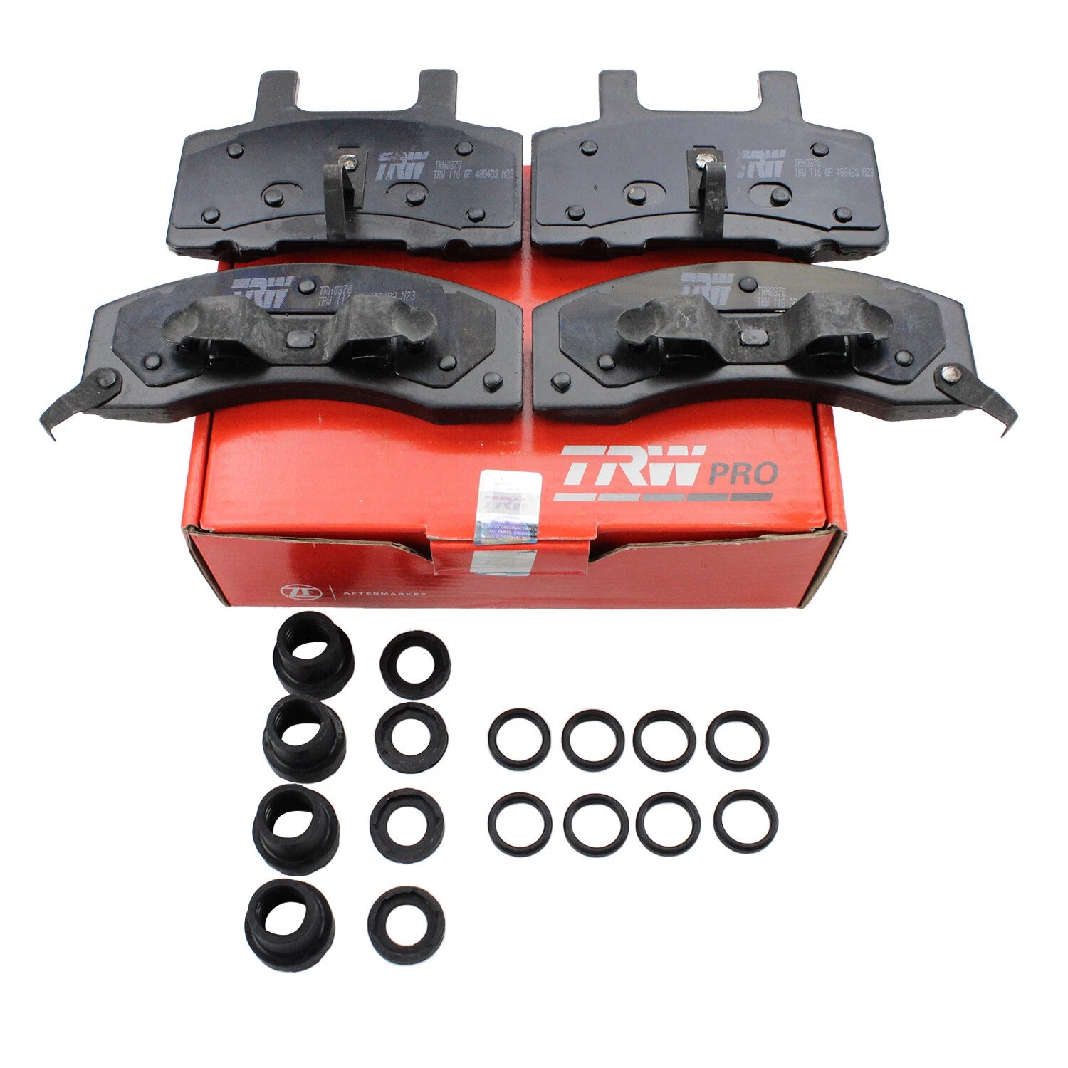 Set of 4 TRW Pro TRH0370 Low-Metallic Brake Pads for Chevrolet Dodge GMC