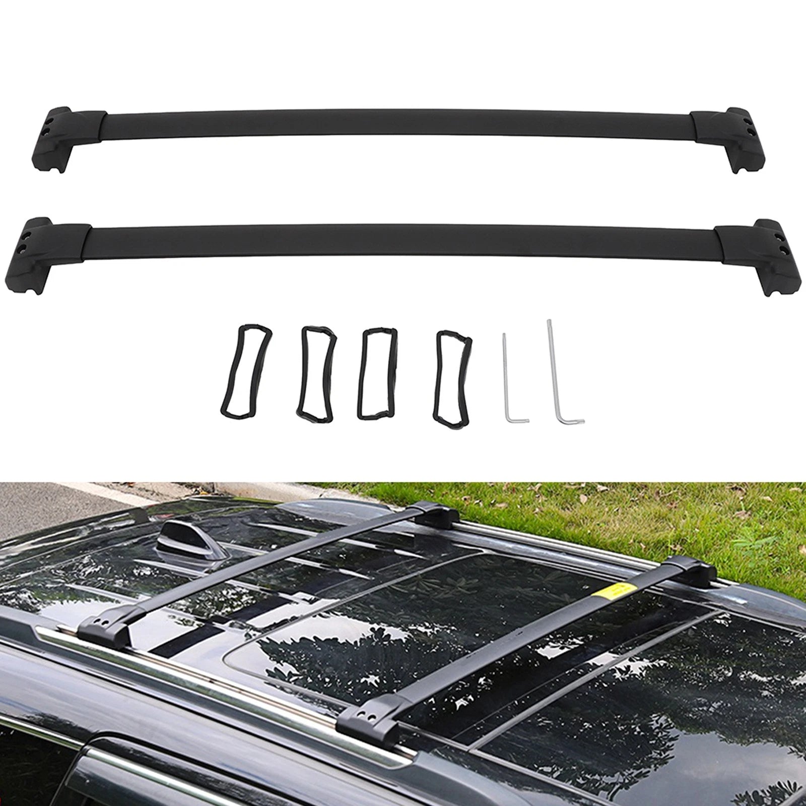 Roof Rack Cross Bar for Jeep Grand Cherokee (2011–2021) Aluminum Carrier