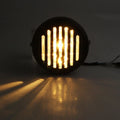 6.5" Black Motorcycle Grill Headlight for Harley Sportster