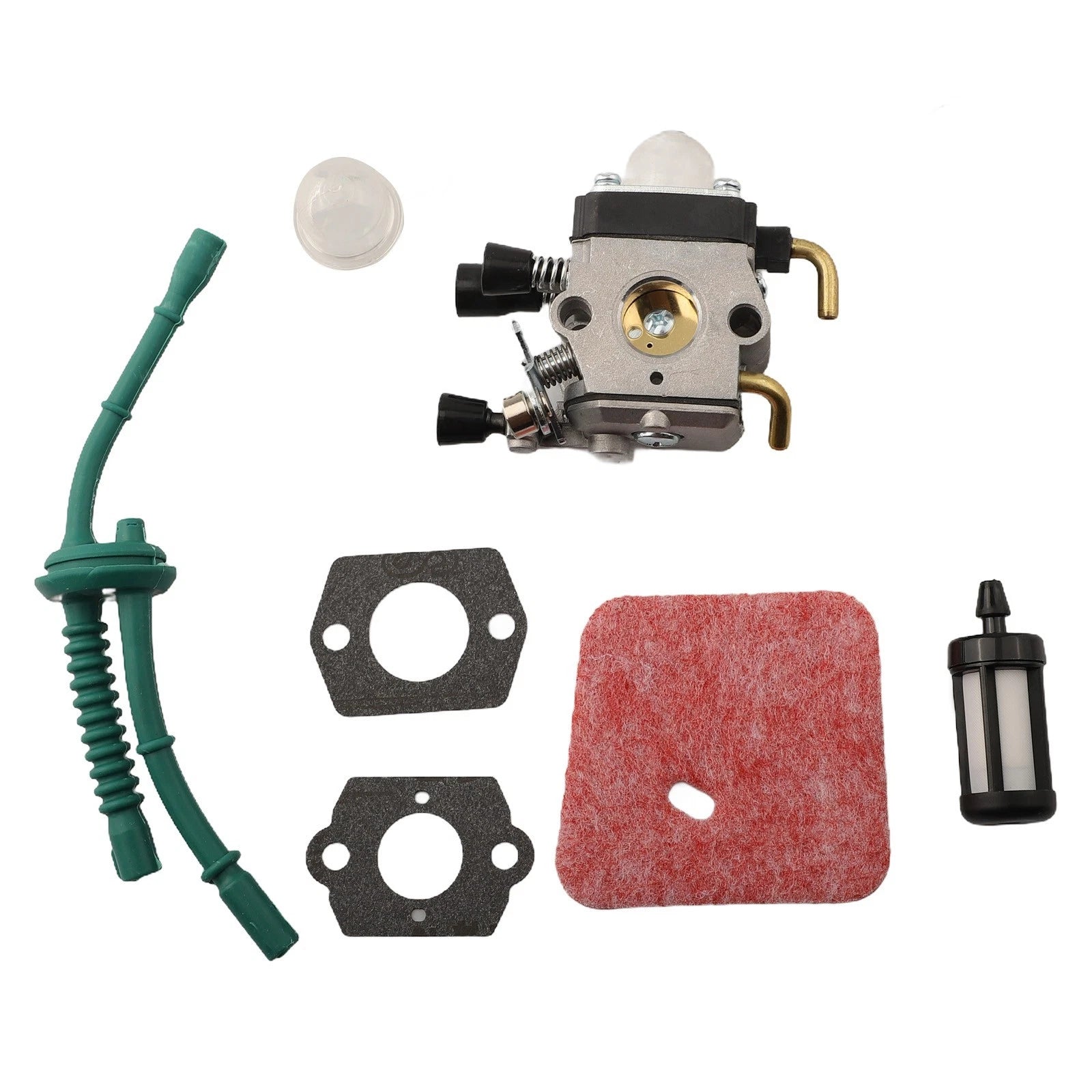 Carburetor with Fuel Line Kit for FS55 FS55R FS55RC
