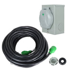Set of 4 Generator Cords 30 Amp 25 FT NEMA L14-30P/L14-30R