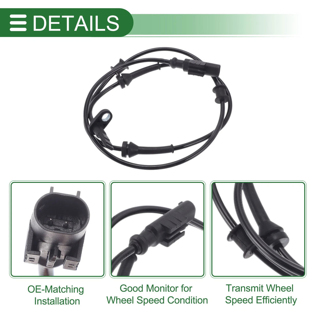ABS Wheel Speed Sensor No. 68309819AC for Dodge Ram ProMaster 1500 (2014–2023)