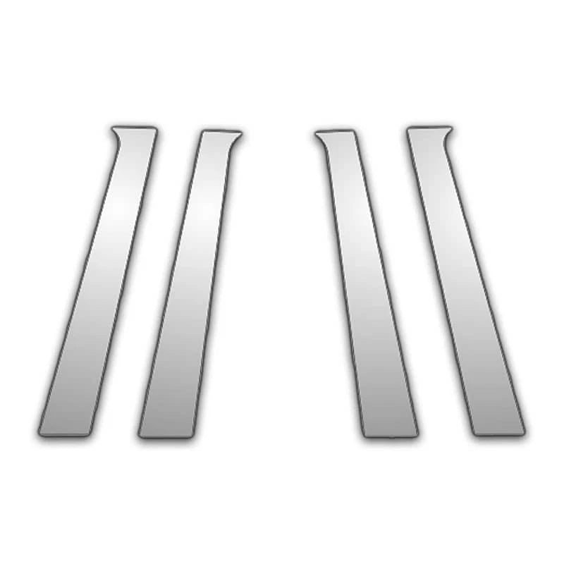 4Pc Chrome Pillar Post Covers for 2009-2011 Chevy Aveo Sedan - P1678