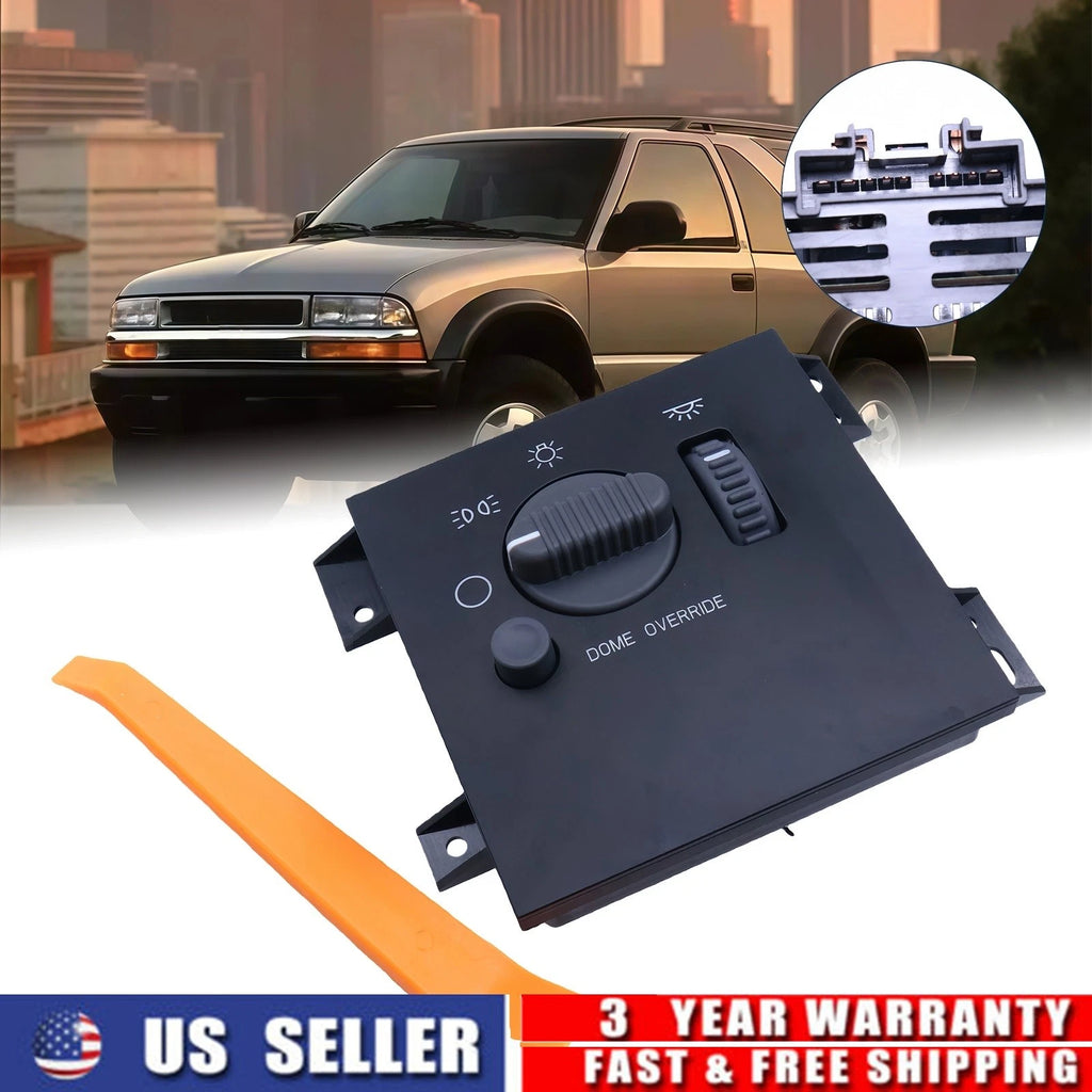 A-Premium Head Light Switch for Chevy Blazer S10 GMC Jimmy Sonoma Olds Bravada (1995–2005)