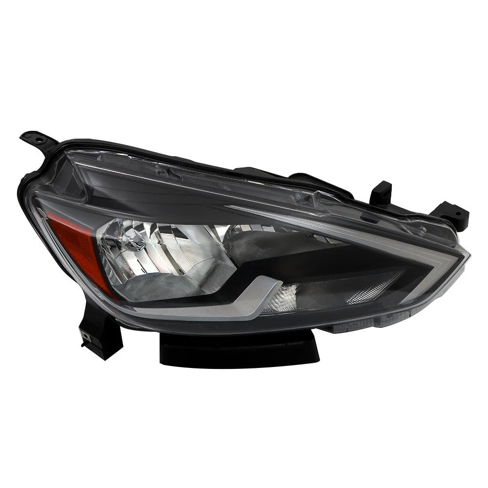 Right Headlight for Nissan Sentra (2016–2018) Black