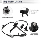 ABS Wheel Speed Sensor No. 895420C010 for Toyota Tundra (2000–2006)
