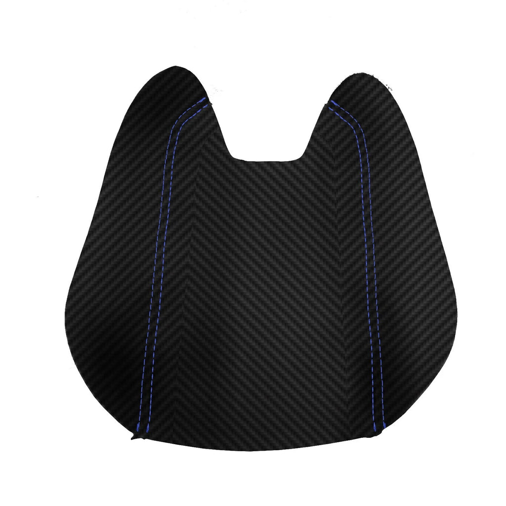 Console Lid Armrest Cover for Acura Integra (2023) Carbon Fiber Blue Stitch