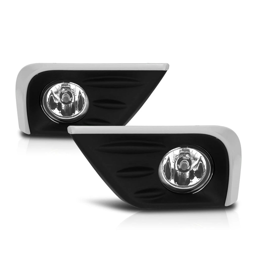 Clear Lens Front Driving Fog Lights with Switch & Bezel for Nissan Altima (2016–2018)