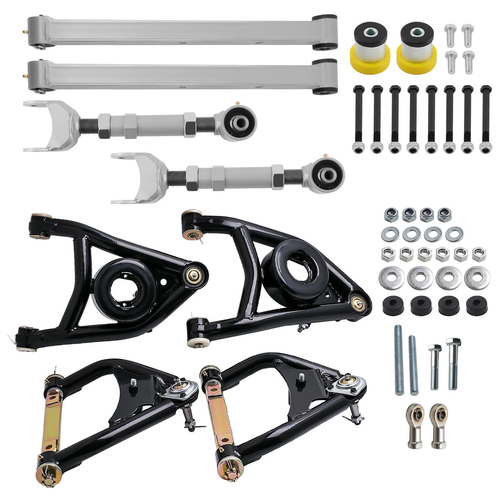 4-Link Control Arms Kit for Pontiac GTO LeMans (1967–1972) Tubular A Arms