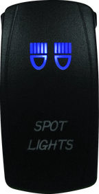 Lighted Switch for DragonFire Racing Spot Light (On/Off, Blue)