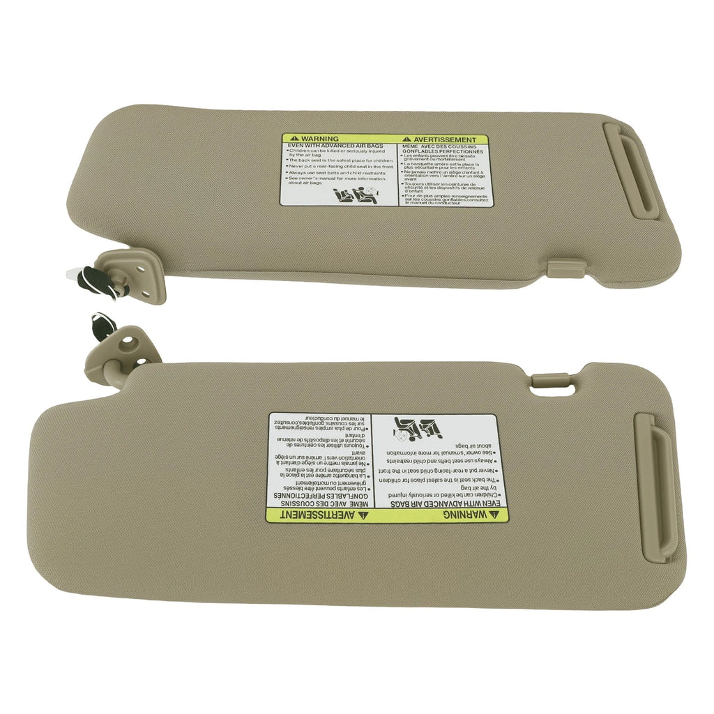 Set of 2 Beige Sun Visors for Nissan Murano (2009–2014) 96401-1AA1B
