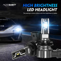 2X H11 H8 H9 LED Headlight Kit for 6500K Super Bright
