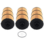 Set of 3 Oil Filters for Freightliner 122SD (2020–2022)