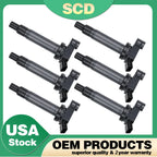 6X Ignition Coils & 6X Spark Plugs for Lexus Toyota Highlander (1998–2006) UF267