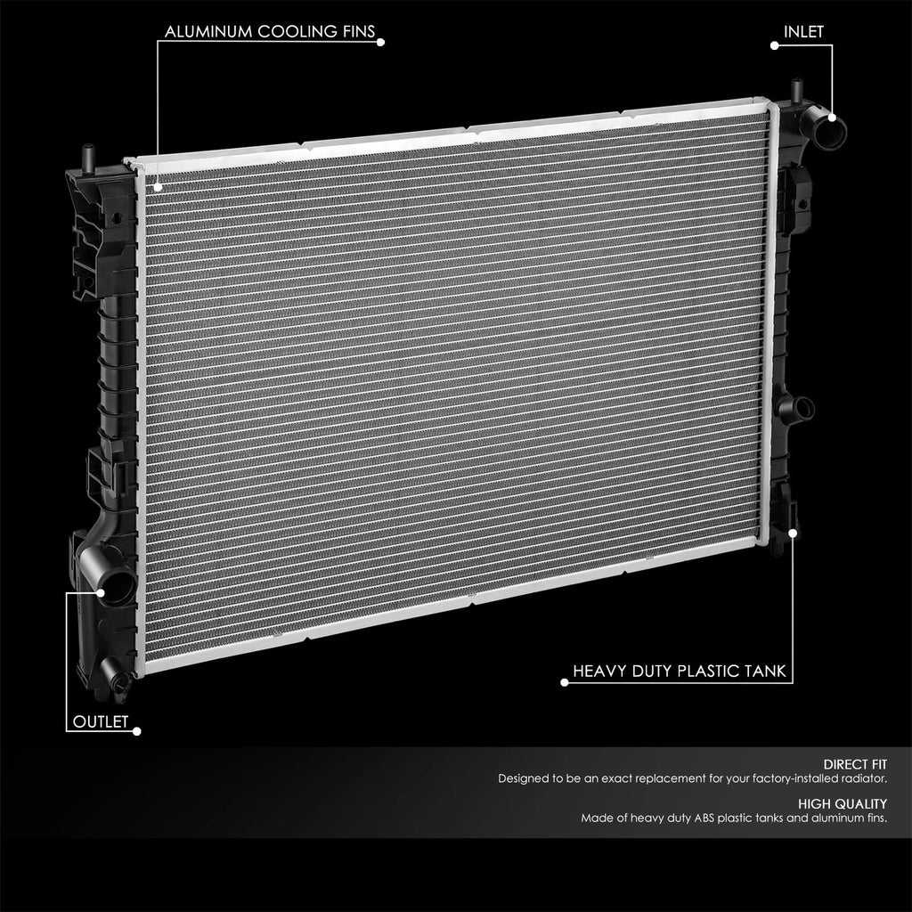 OE Style Aluminum Core Radiator DPI13214 for Ford Flex Lincoln MKT (2010–2012)