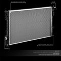 OE Style Aluminum Core Radiator DPI13214 for Ford Flex Lincoln MKT (2010–2012)