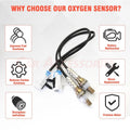 2X O2 Oxygen Sensor for Chevy Silverado GMC Sierra Yukon 1500 V8 (2007–2013) 234-4668