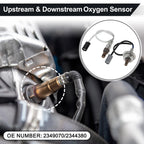 Upstream & Downstream Oxygen Sensor for Nissan Altima 2.5L L4 (2007) No. 234-9070