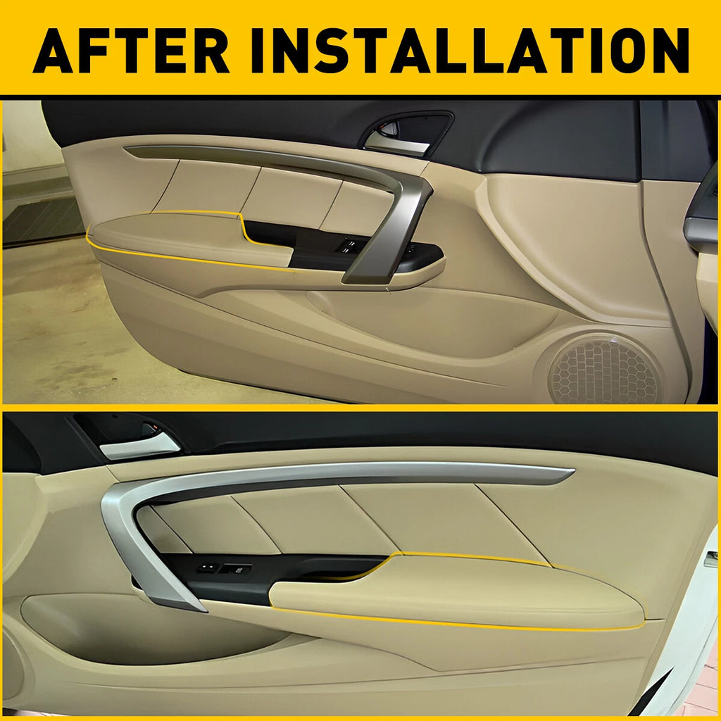 Set of 2 Door Armrest Panels for Honda Accord Coupe (2008–2012) Beige