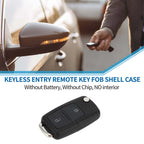 2 Button Keyless Entry Remote Fob Shell Case for Volkswagen Passat (2002–2005)