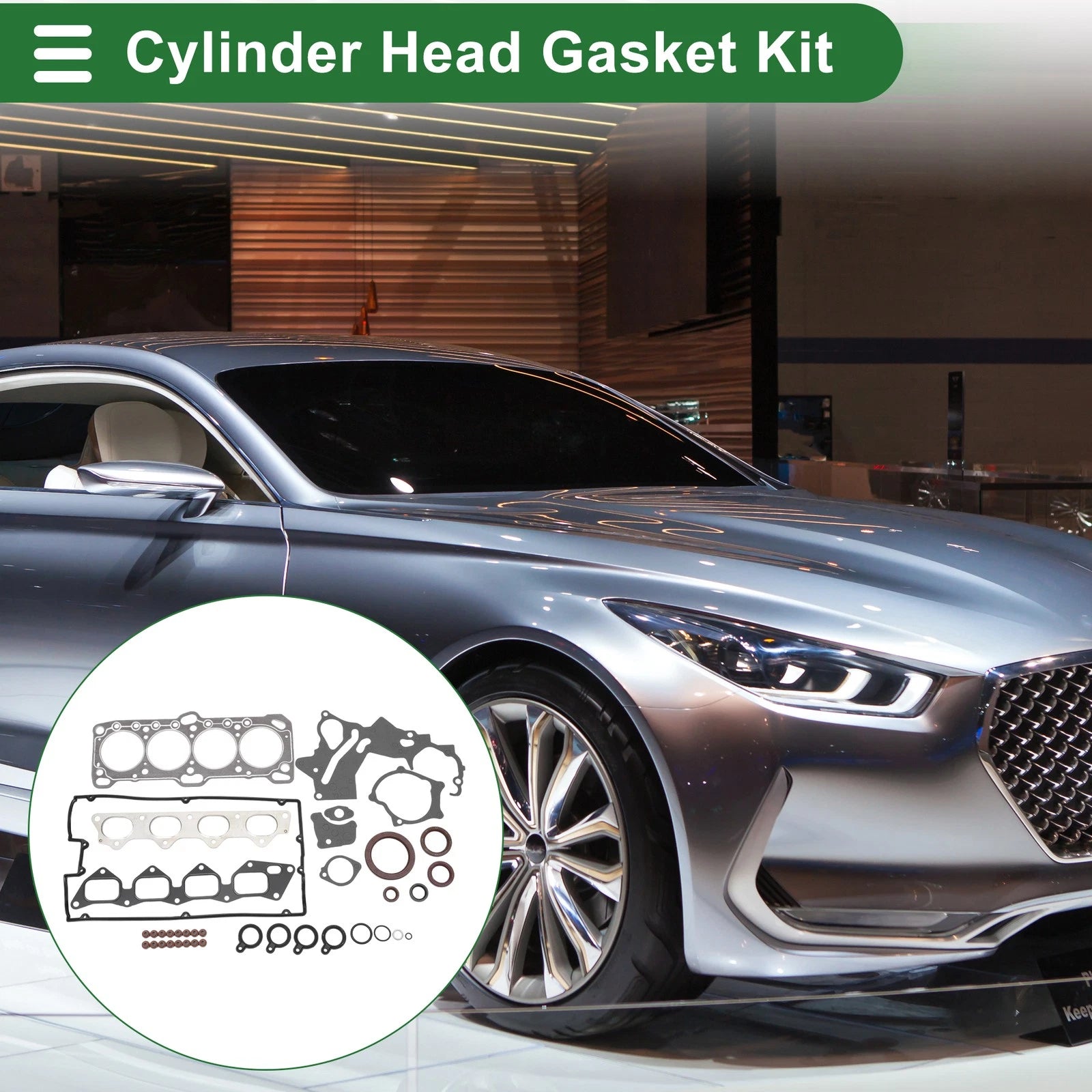 Cylinder Head Gasket Kit No. 2091033D00 for Hyundai G4CP (1 Set)