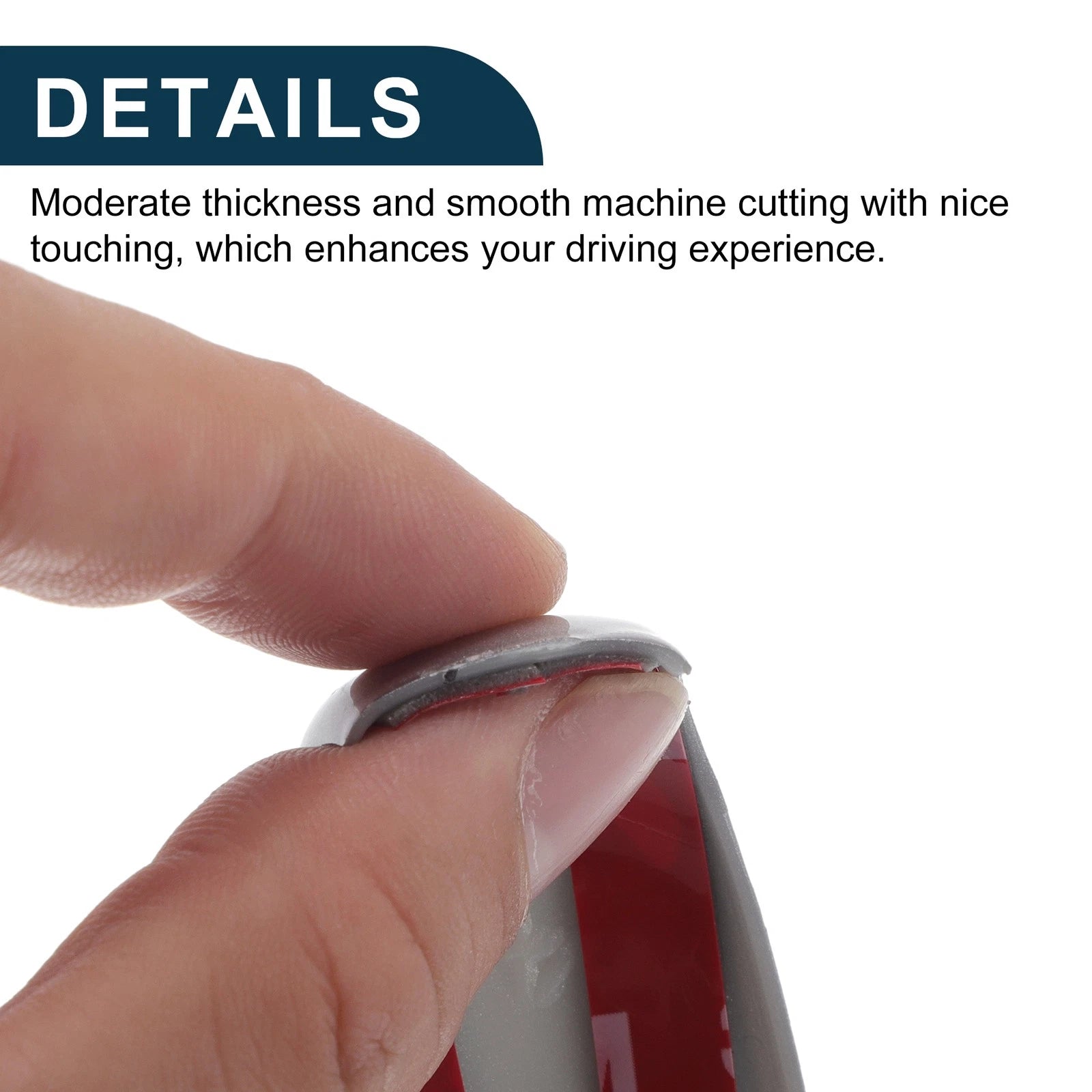 ABS Gear Shift Knob Cover Sticker for Honda Civic (2021–2023) Silver Tone